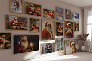 Vintage Black Christmas Wall Art, an Illustration by PrintablesByFranklyn (Thumbnail 1 of 8)