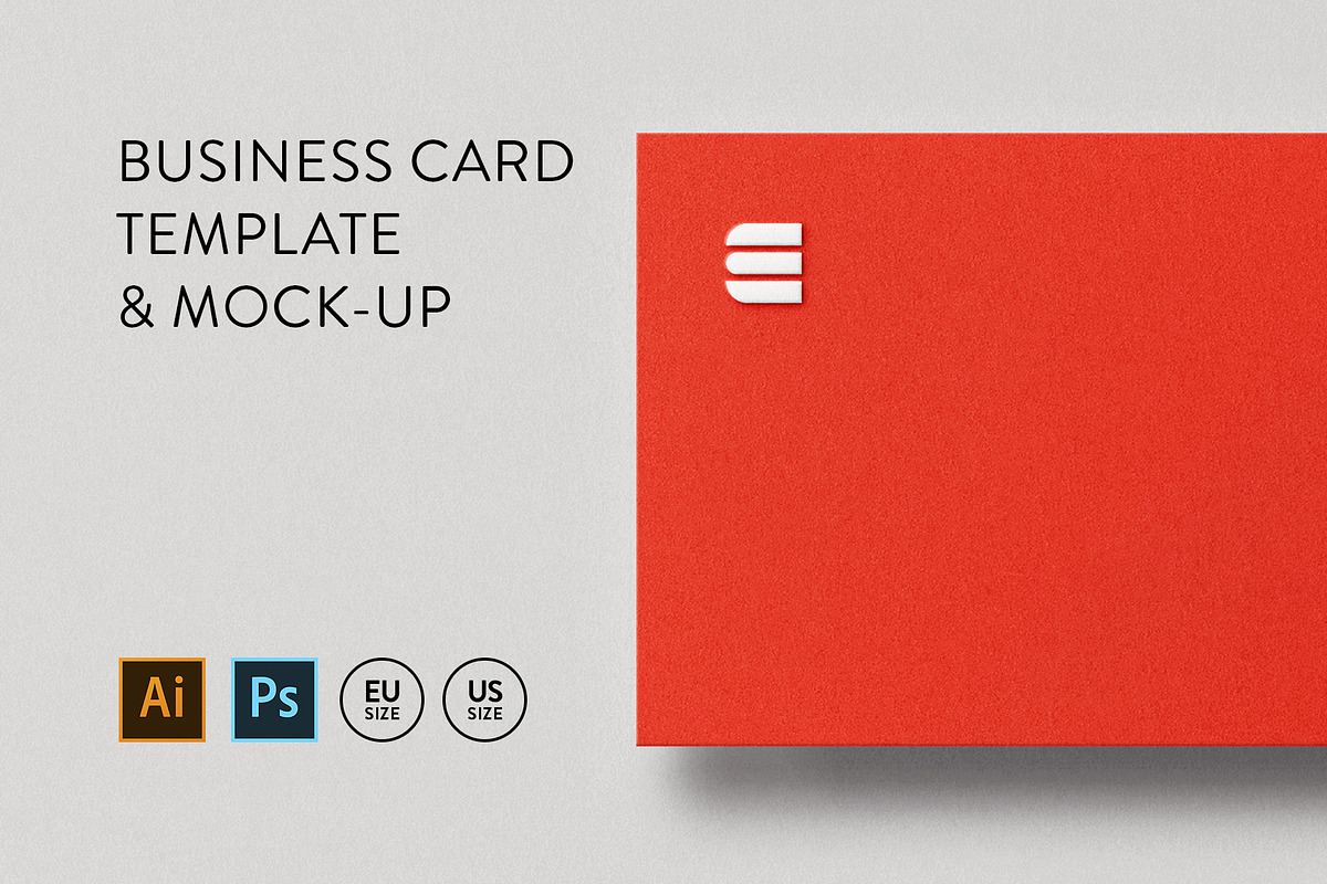 Business Card Mockup Template Logo, a Business Card Template by PrintPixel (Photo 1 of 8)