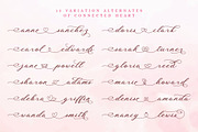 Blossom Heart - Valentine Font, a Script Font by PutraCetol Studio (Thumbnail 4 of 10)