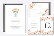 Mason Jar Wedding Suite, an Invitation Template by origamiprints (Thumbnail 1 of 3)