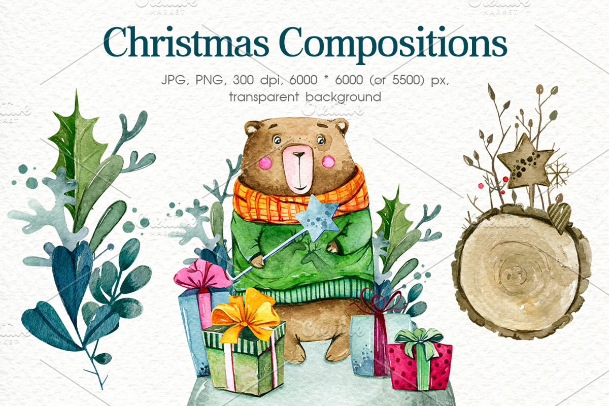 Christmas Magic, a Decorative Illustration by Ksenia Markevych (Photo 3 of 10)