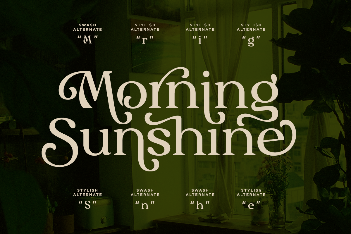 Myles Birdsie - Decorative Font, a Serif Font by Say Studio (Photo 2 of 10)