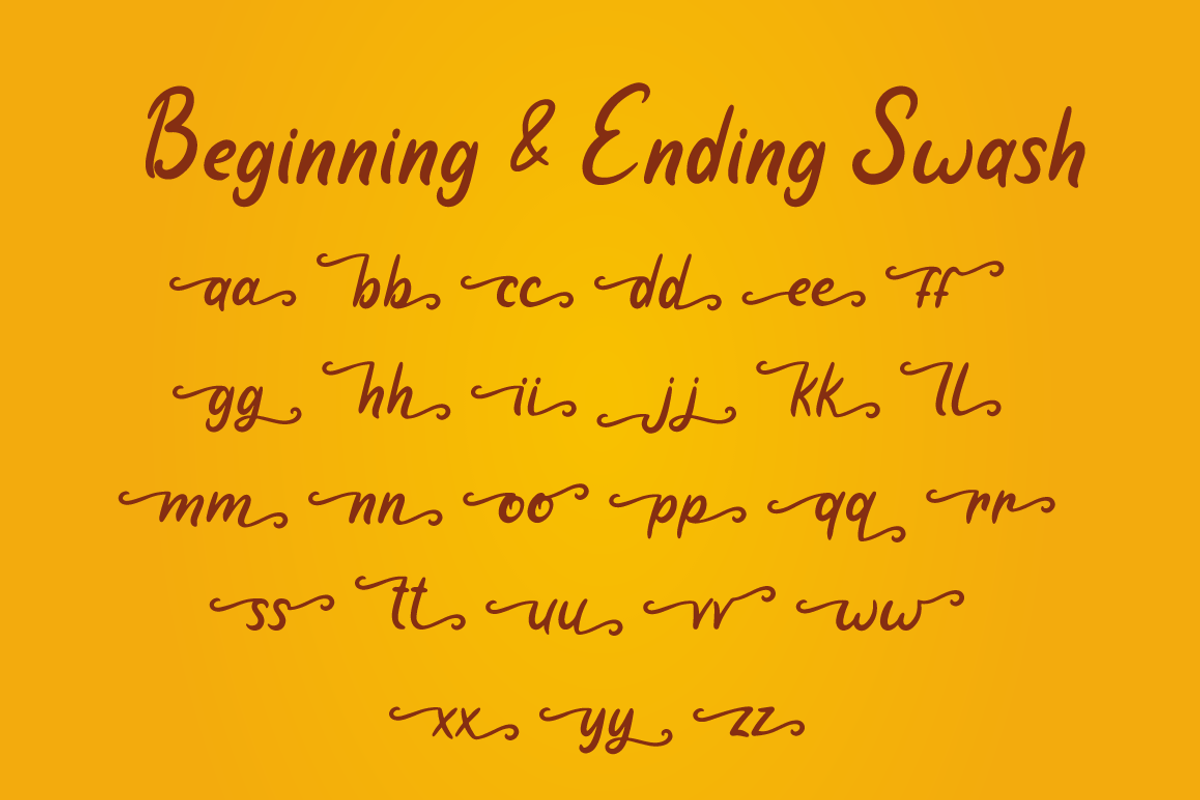 Pumpkin Web, a Script Font by Attype (Photo 8 of 9)