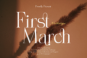 First March, a Serif Font by Nathatype (Thumbnail 1 of 10)