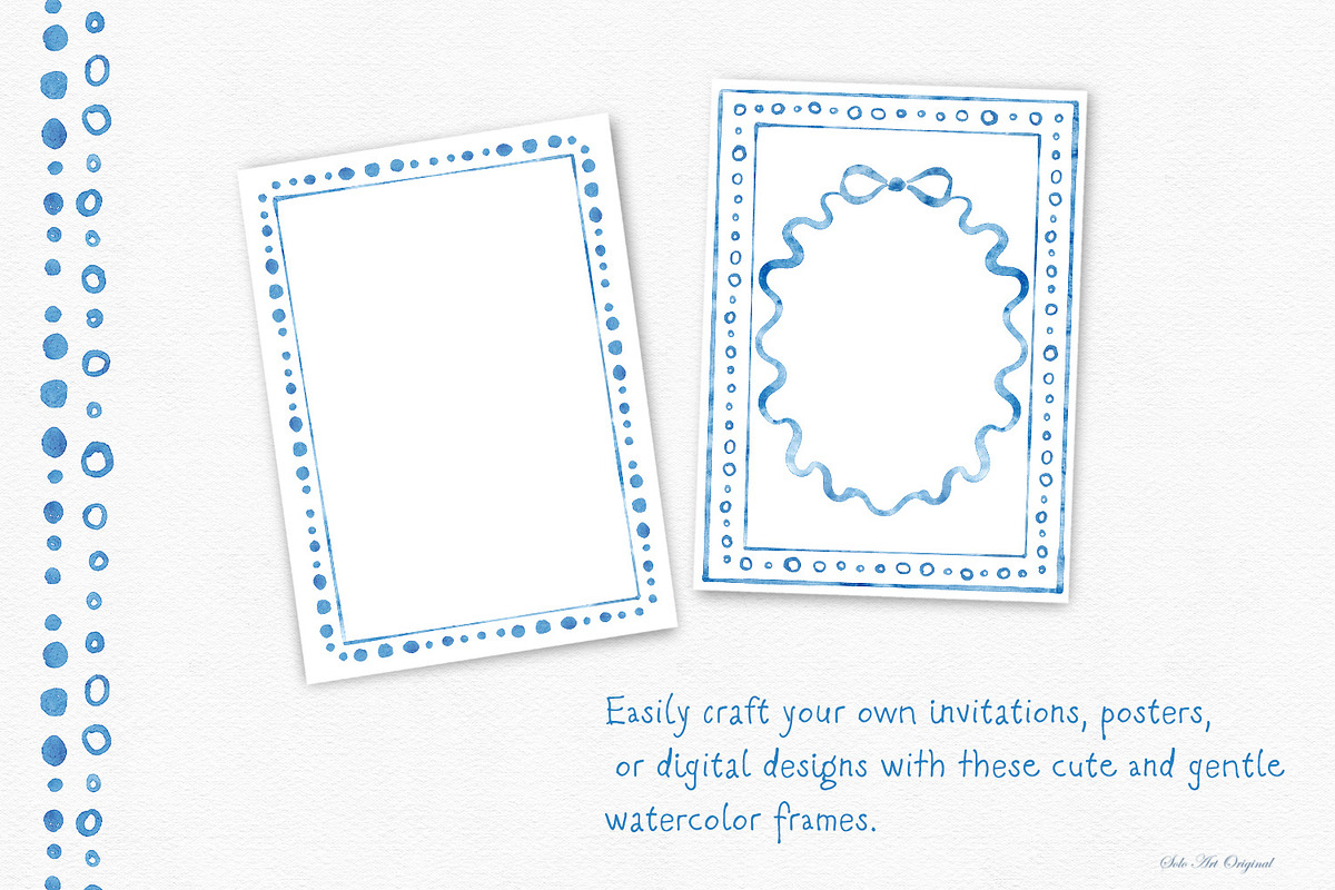Frames Baby Shower Blue Clipart, an Object Graphic by Solo Art Original (Photo 8 of 10)