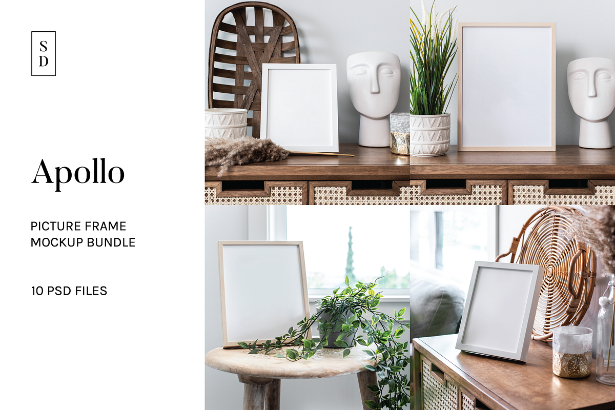 Frame Mockup Bundle - Apollo, a Household Mockup by Saguaro Digital (Photo 1 of 12)