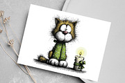 Christmas Dog & Cat Clipart, an Illustration by Canvas Craft (Thumbnail 6 of 7)