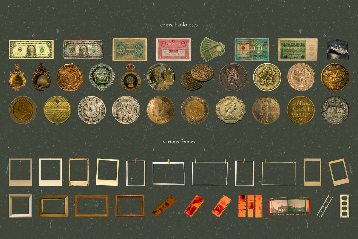 Antique Paper Scrapbook Collection, an Object Graphic by JulsIst (Photo 7 of 11)