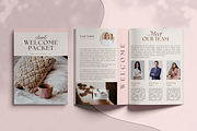 Canva Client Welcome Packet Template, a Magazine Template by Alloura Template Studio (Thumbnail 3 of 7)