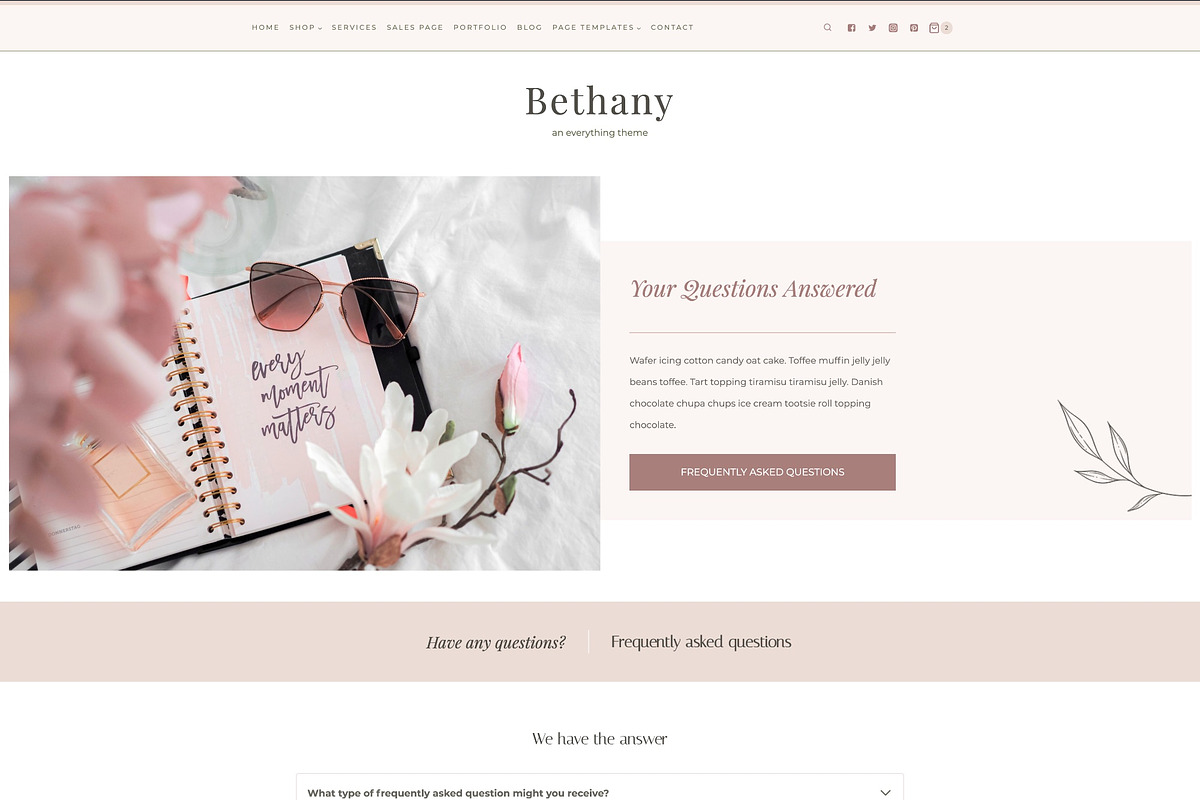 Bethany ~ Wordpress Kadence Theme, a WordPress Template by StylishDesignMe (Photo 7 of 7)