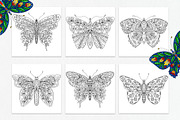 Butterflies with floral ornaments, a Brushes & More by dnapslvsk (Thumbnail 3 of 5)