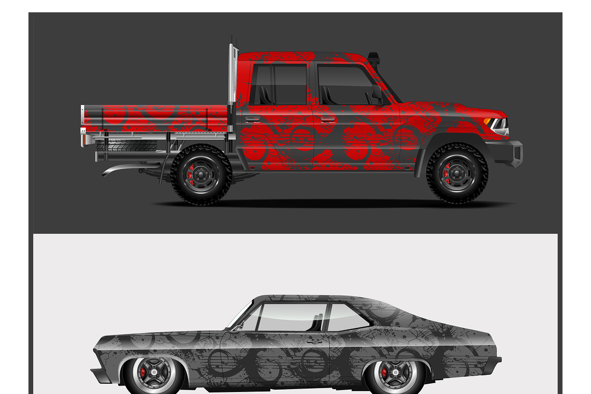 Dynamic Race Car Wrap Design, a Healthcare Illustration by CarWrap design (Photo 1 of 3)
