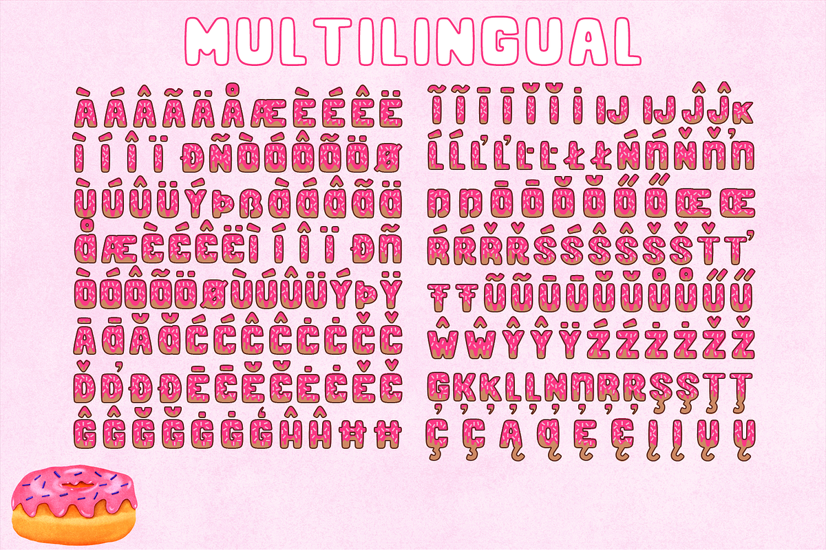 Donut Duo - a delightful font duo, a Font by Amber Nest Design (Photo 10 of 12)