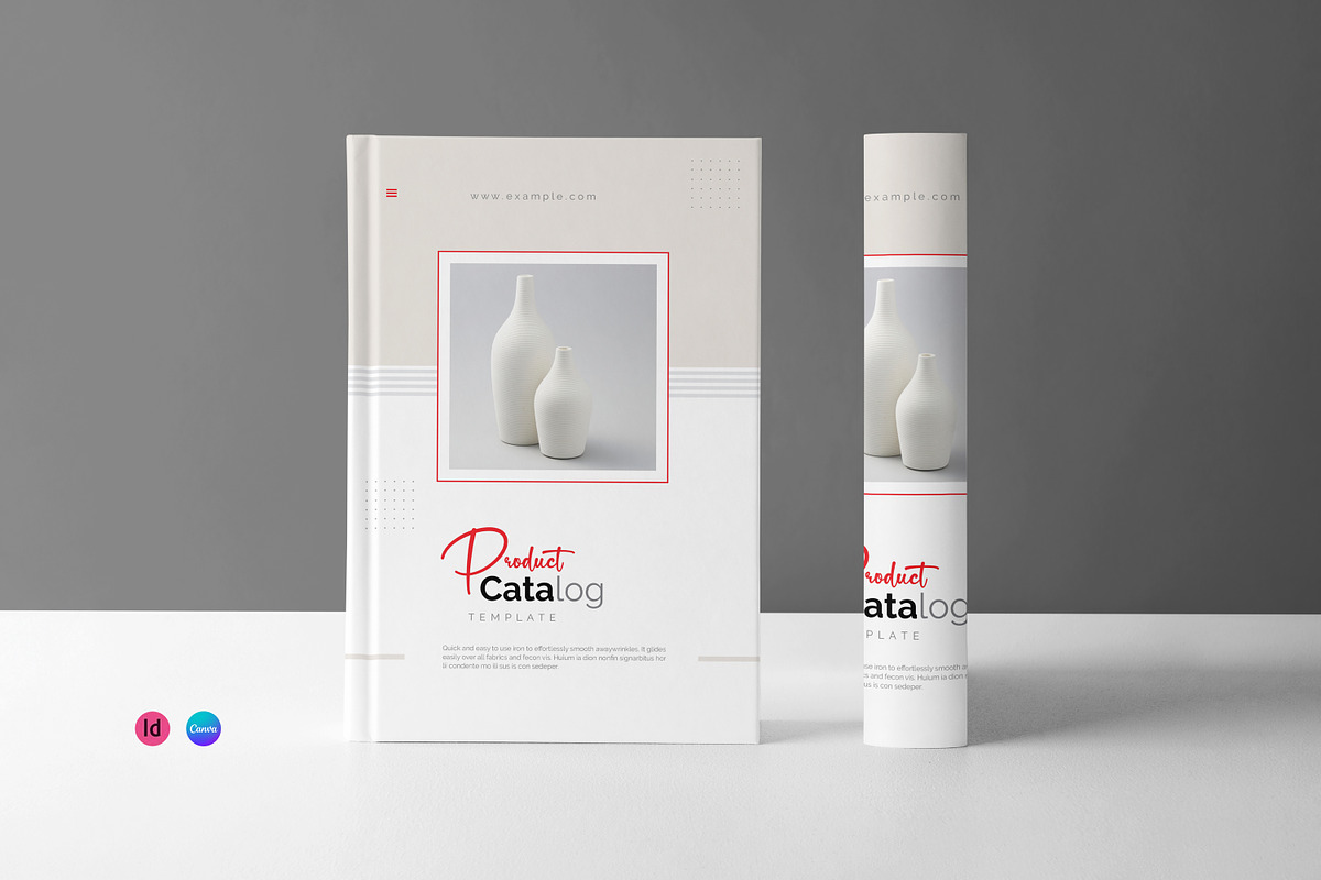 Product Catalog Template I Canva, a Brochure Template by PixWork (Photo 1 of 9)