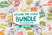 Around the World/BUNDLE, an Animal Illustration by Mio Buono (Thumbnail 1 of 20)