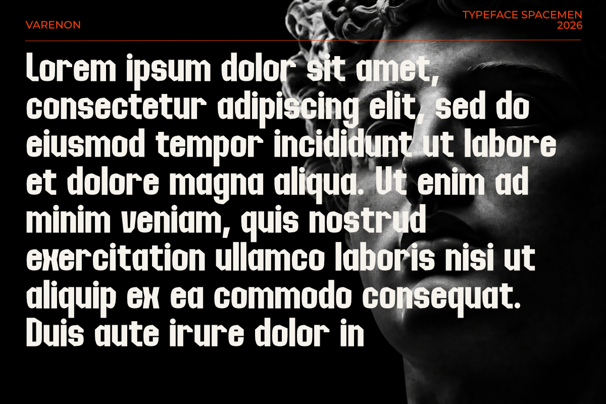 Varenon — Bold Display Typeface, a Sans Serif Font by Muksal Creative (Photo 11 of 12)