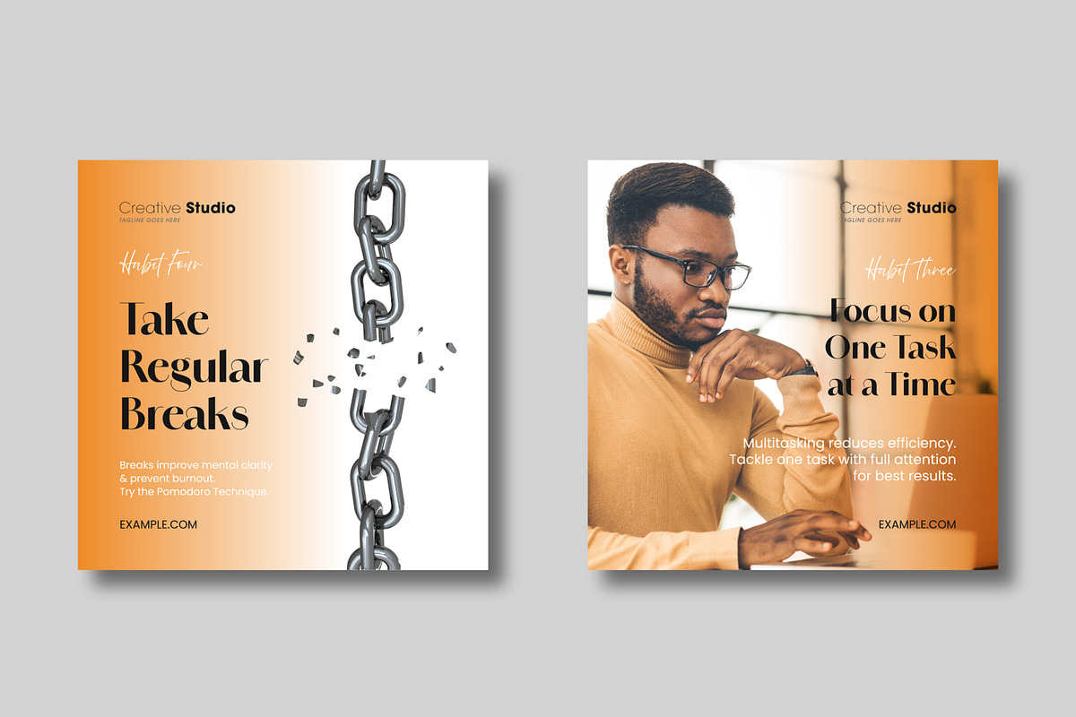 Social Media Post Template Kit preview 4