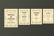 Art Nouveau Wedding Suite, an Invitation Template by Neermana (Thumbnail 4 of 4)