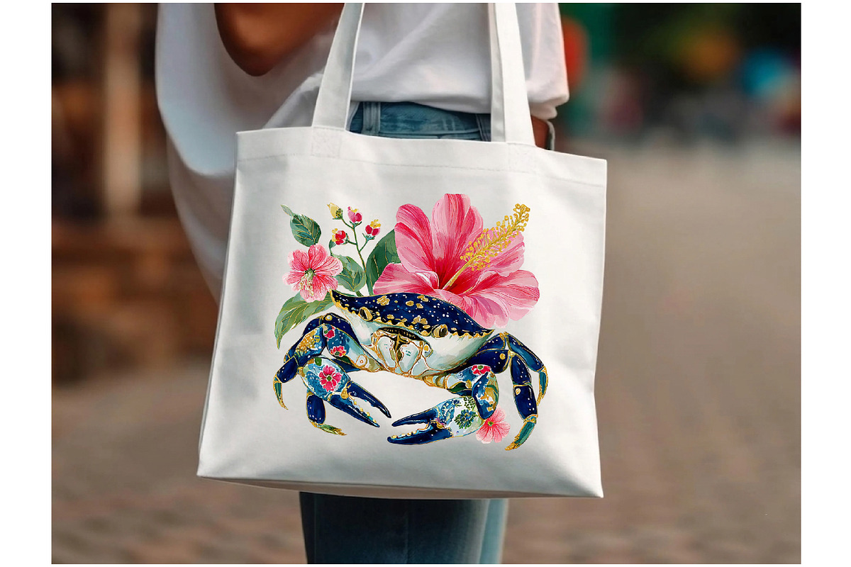 Preppy Summer Crab PNG Clipart, a Seasonal Illustration by Dream Creation (Photo 6 of 8)