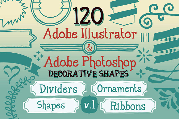 120 Handwritten Decorative Shapes 01 preview 6