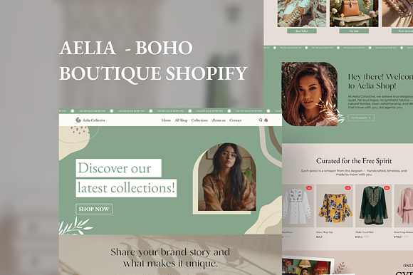 Aelia Boho Chic Shopify UI Kit preview 7