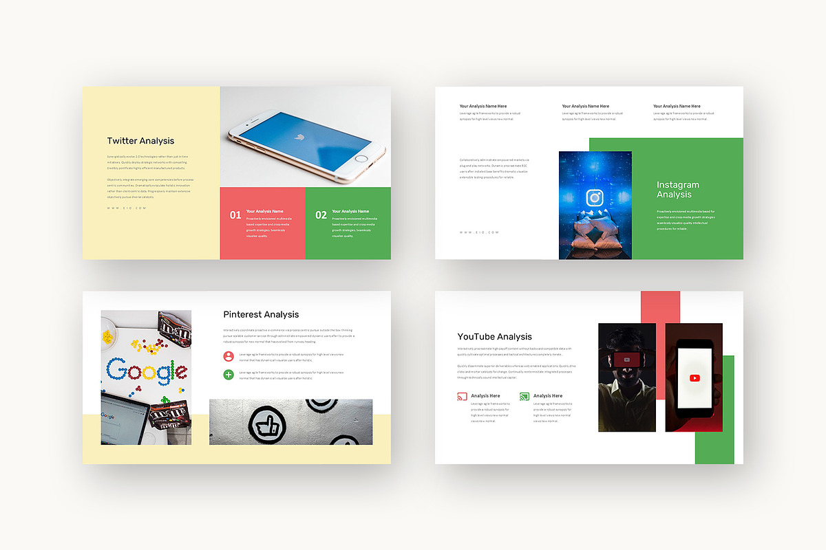 Eio : Social Agency Powerpoint, a Presentation Template by Punkl Camp (Photo 3 of 16)