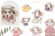 Animals Watercolor Clipart Bundle, an Animal Illustration by Cat In Colour (Thumbnail 33 of 41)