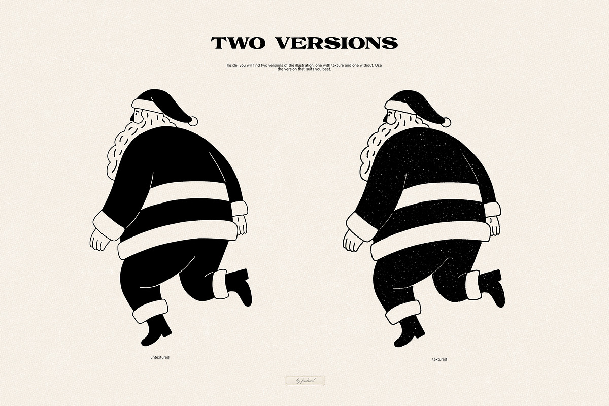 A Very Busy Santa Illustrations, a Seasonal Illustration by Feelsoul (Photo 5 of 10)