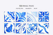 AZULEJOS. Part II. Watercolor tiles, a Decorative Illustration by Liliia Polos Illustration (Thumbnail 3 of 12)