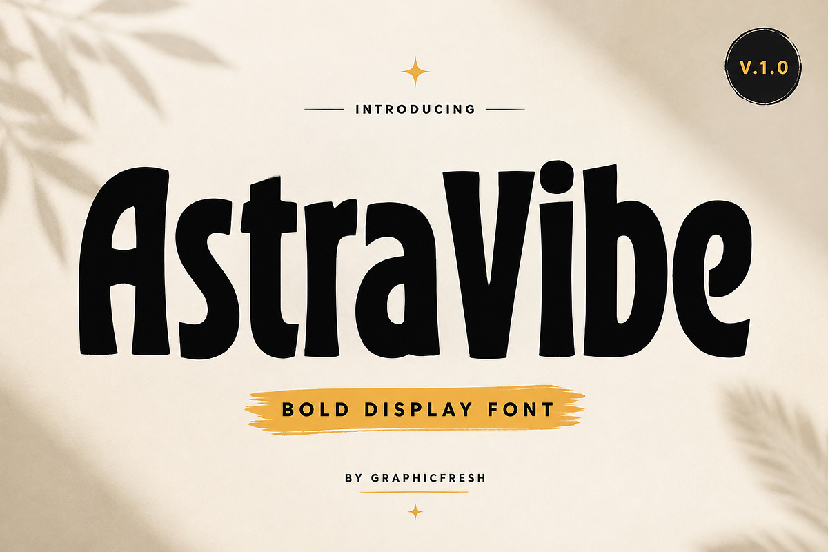 AstraVibe, a Slab Serif Font by Wow Magic (Photo 1 of 3)