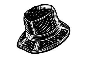 Bucket hat, an Illustration by Mark1987