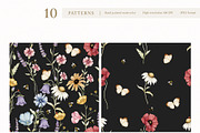Watercolor Botanical Wildflowers Set, a Decorative Illustration by Carol Lozove (Thumbnail 20 of 36)