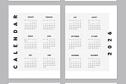 Wall Calendar 2025 to 2028, a Stationery Template by ContestDesign (Thumbnail 3 of 5)