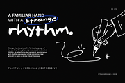 Strange Hand — Handwritten Font, a Handwritten Font by Hasbi Creative (Thumbnail 2 of 12)