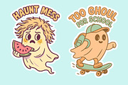 Cute Ghosts on Vacation  Svg Png, an Object Graphic by LaVika (Thumbnail 8 of 11)