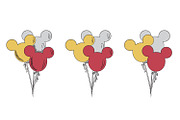 Mickey Mouse Balloon svg, png, a Graphic by PinkHouseCollection (Thumbnail 4 of 5)