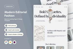 Mofash – Modern Fashion Landing Page, a Landing Page Template by trabaskriya