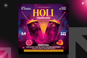 06 Holi party flyer bundle, a Flyer Template by Shajib Shikder (Thumbnail 5 of 7)