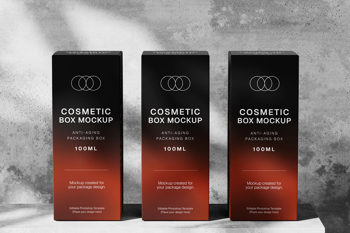 Cosmetic Packaging Box Mockup, a Packaging Mockup by Brand Earth (Photo 4 of 4)