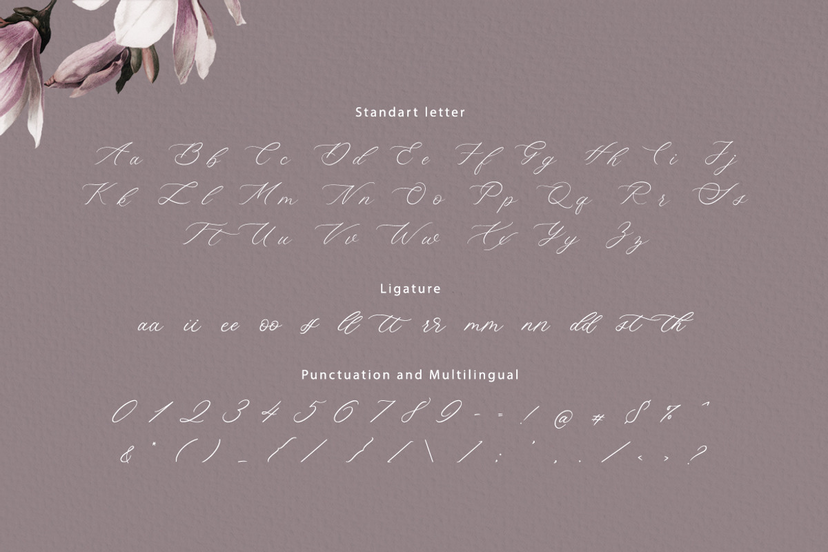 Denise Beauty, a Script Font by kerismaker (Photo 5 of 10)
