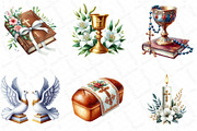 First Communion Clipart, an Illustration by DreamPrint404 (Thumbnail 4 of 7)