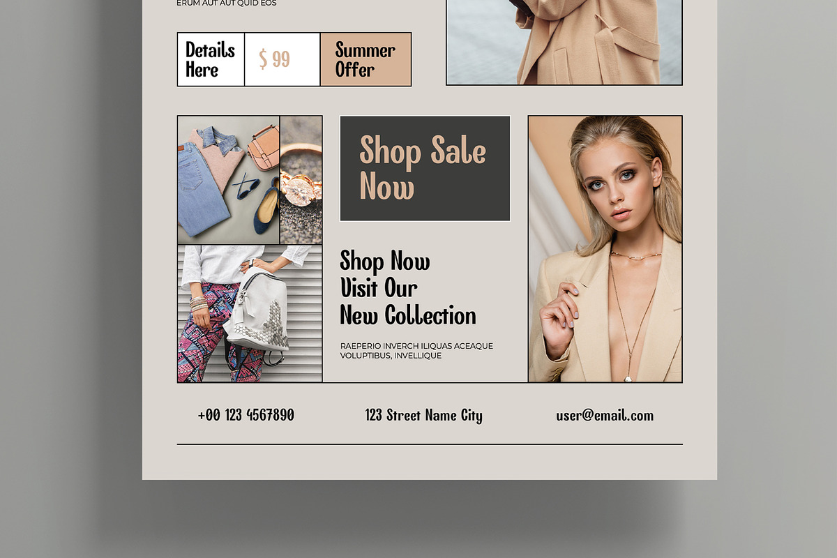 Fashion Flyer Template preview 3
