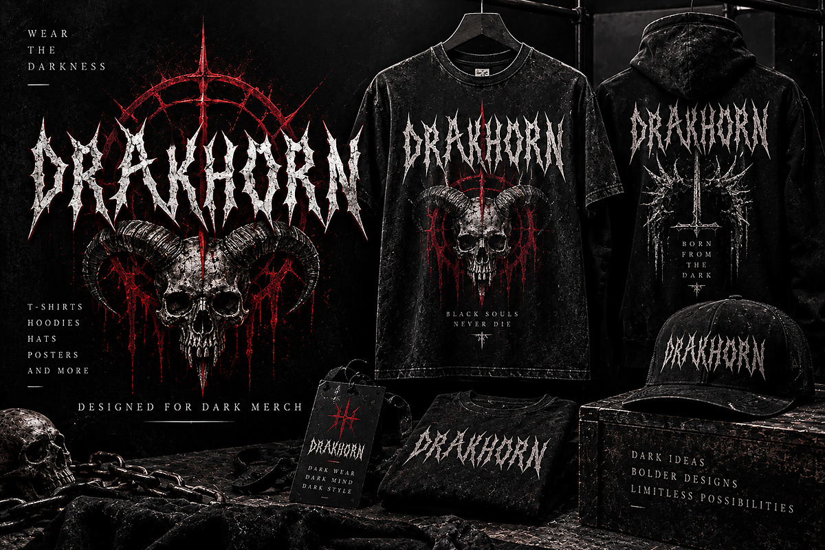 DRAKHORN, a Blackletter Font by Wow Magic (Photo 2 of 4)