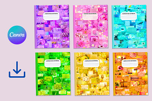 Notebook cover template, a Stationery Template by Ellis Art