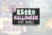 Retro Halloween Bundle, a Font by Dharmas Foundry (Thumbnail 1 of 5)