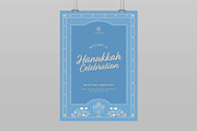 Hanukkah Welcome Sign Template, a Poster Template by BrandPacks (Thumbnail 3 of 5)