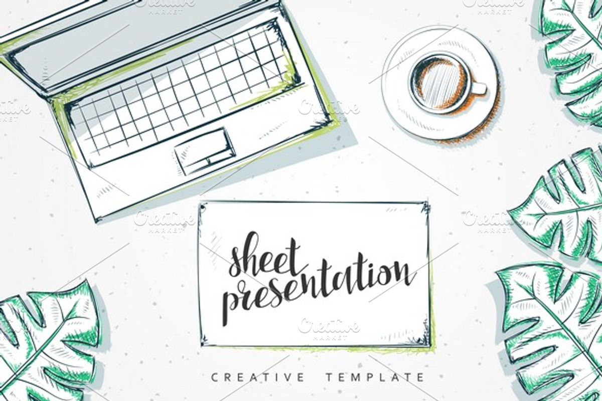 Mockup design concept in sketch, a Cups & Container Mockup by Vectorist