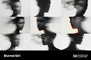 Blurred girl. 50 images, a Person Illustration by Handmadefont (Thumbnail 2 of 12)