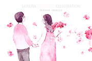 Cherry blossom, a Person Illustration by Knysh Ksenya (Thumbnail 6 of 7)