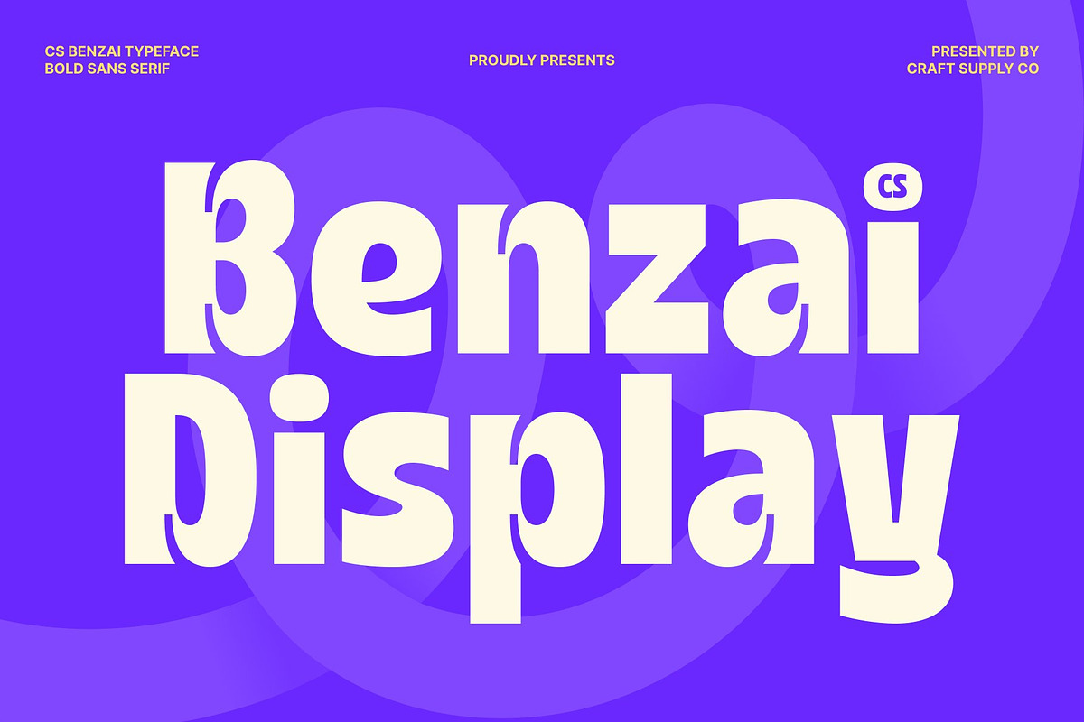 CS Benzai – Inktrap Font, a Sans Serif Font by Craft Supply Co. (Photo 1 of 8)